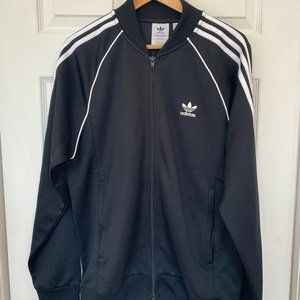 Adidas Originals Primeblue Superstar Track Jacket Men's L | Black